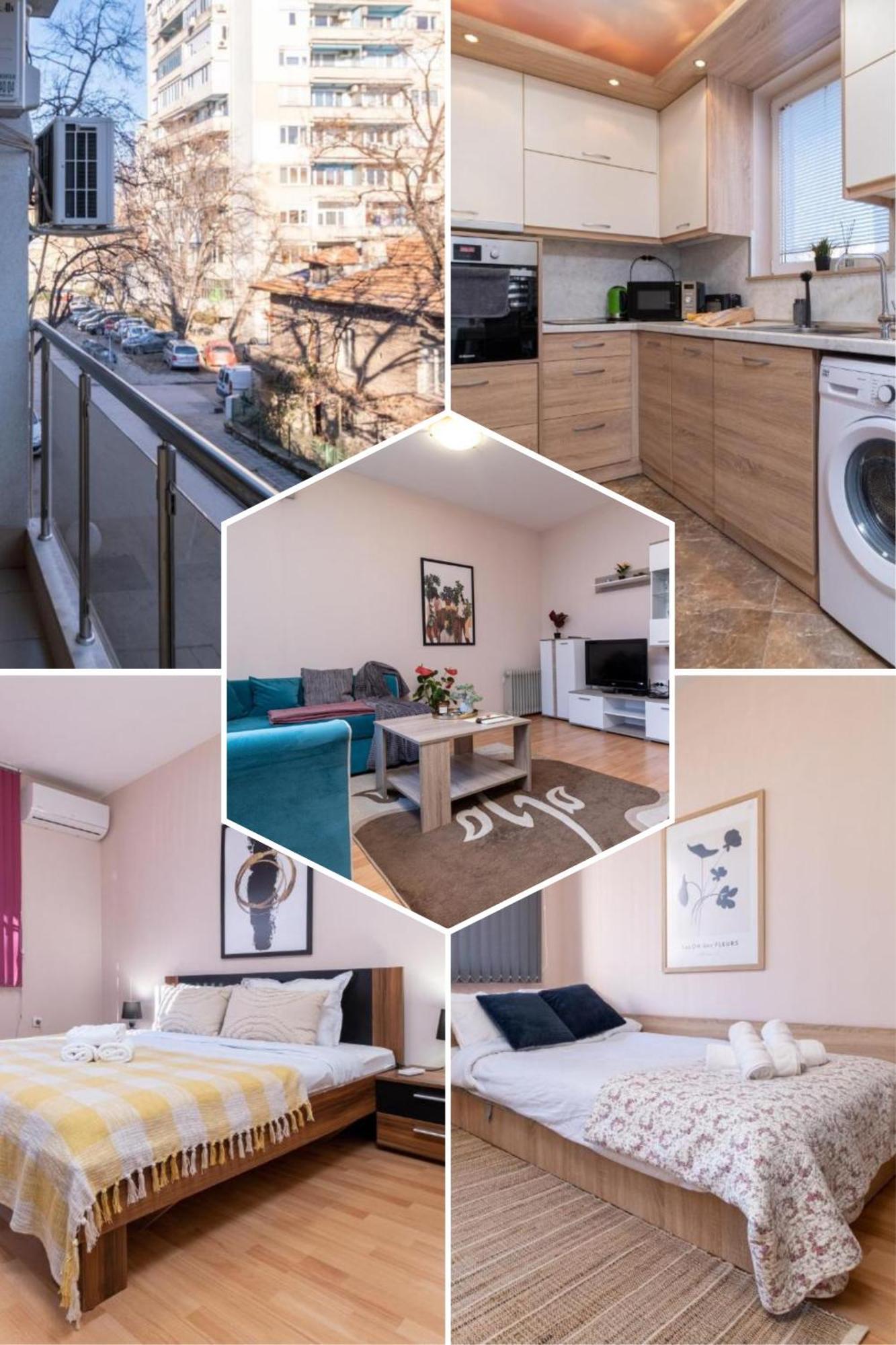 Comfortable 2Br Urban Getaway In City Center Plovdiv Exteriér fotografie